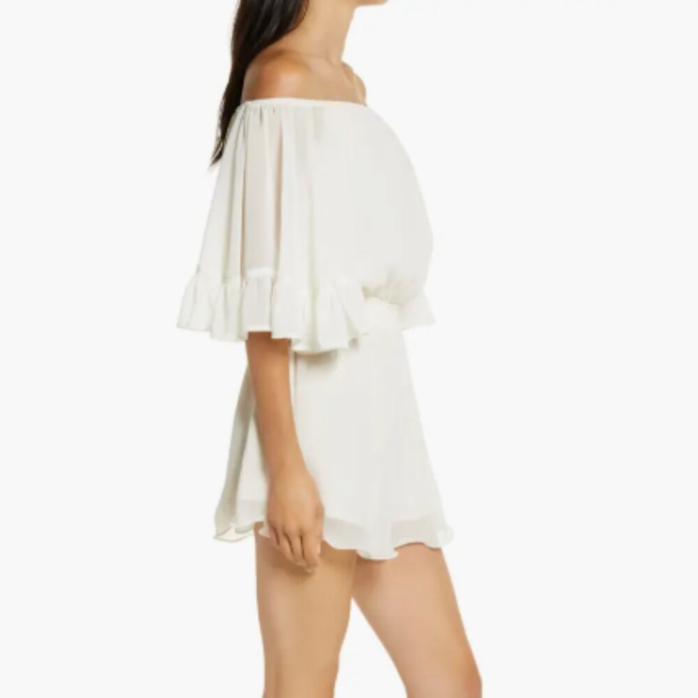 Endless Ross White Ruffled Romper - Picture 6 of 7